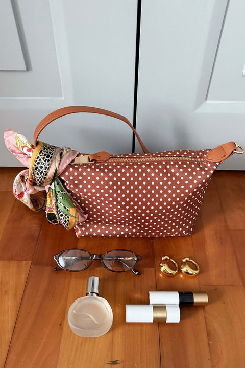 Bel Air Bag in Polka Toffee