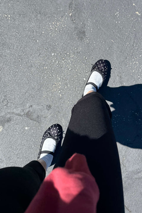 Jackie Flats in Polka