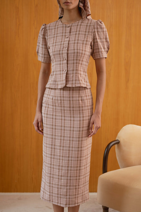 Coco Skirt in Pink Salt