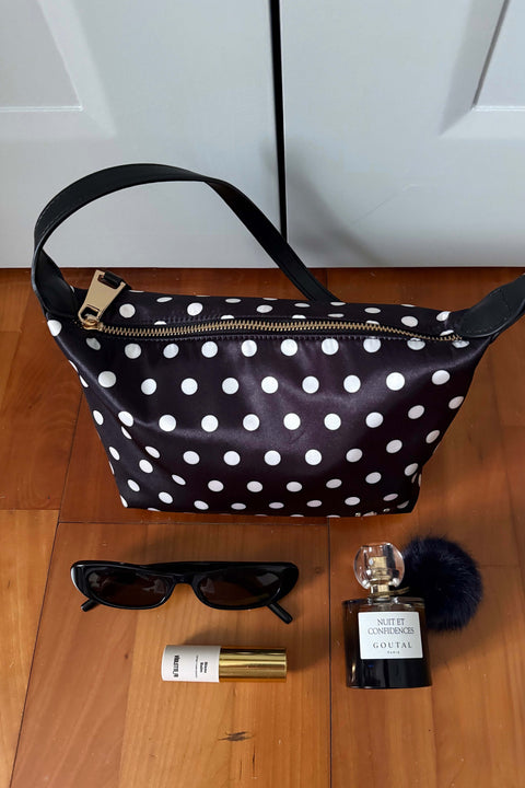 Bel Air Bag in Polka Black