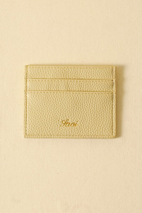 Card Holder in Honey