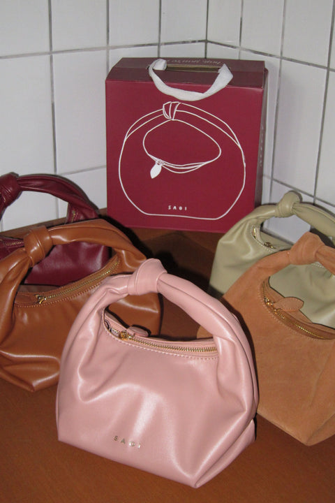 Gaia Bag in Saddle Suede