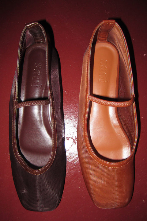 Janet Flats in Espresso