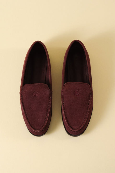 Rosa Loafers Suede Rosewood