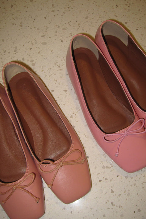 Poppy Ballet Flats in Ballerina Nude