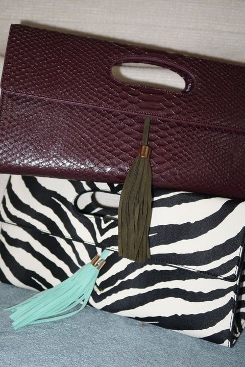 Peggy Clutch Plum