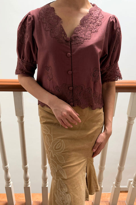 Belle Top in Rust
