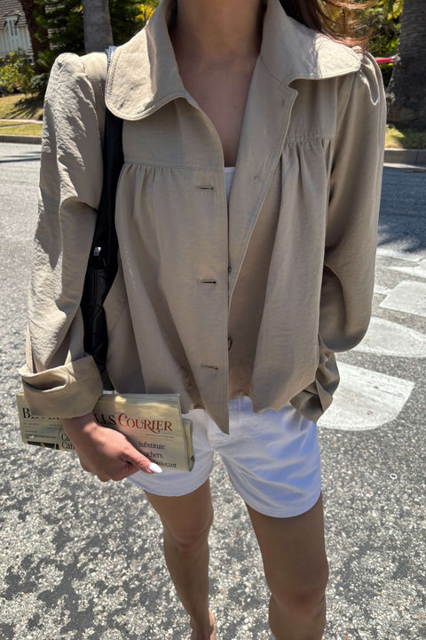Nineties Trench in Khaki