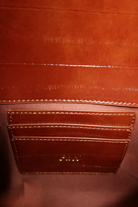 Rama Clutch in Brown