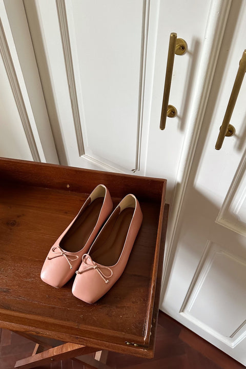 Poppy Ballet Flats in Ballerina Nude