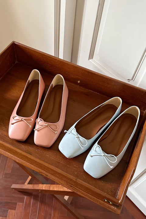 Poppy Ballet Flats in Ballerina Nude