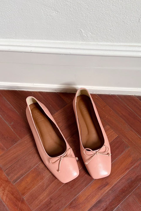 Poppy Ballet Flats in Ballerina Nude