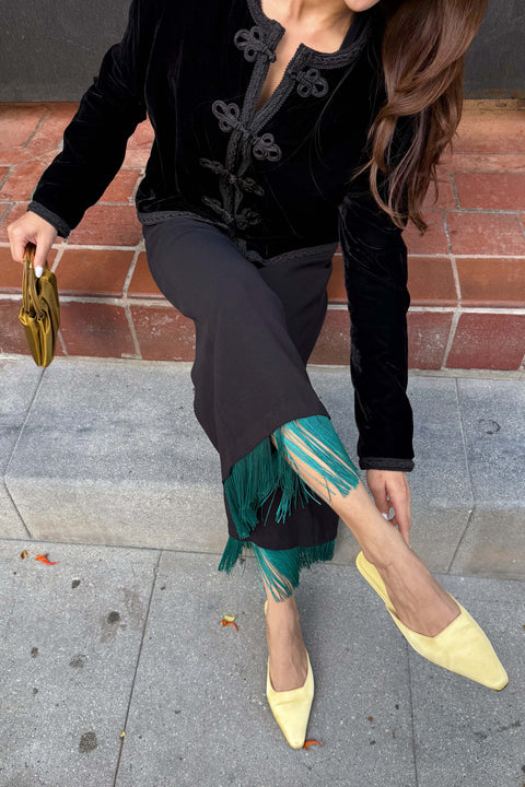 Elle Satin Heels in Buttercup