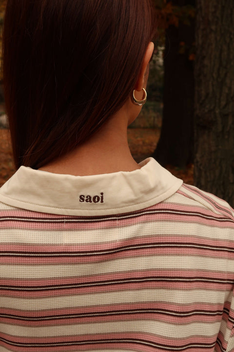 90s Longsleeves Polo in Maple