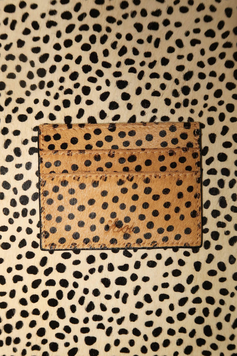 Wild Card Holder in Cheetah Girl