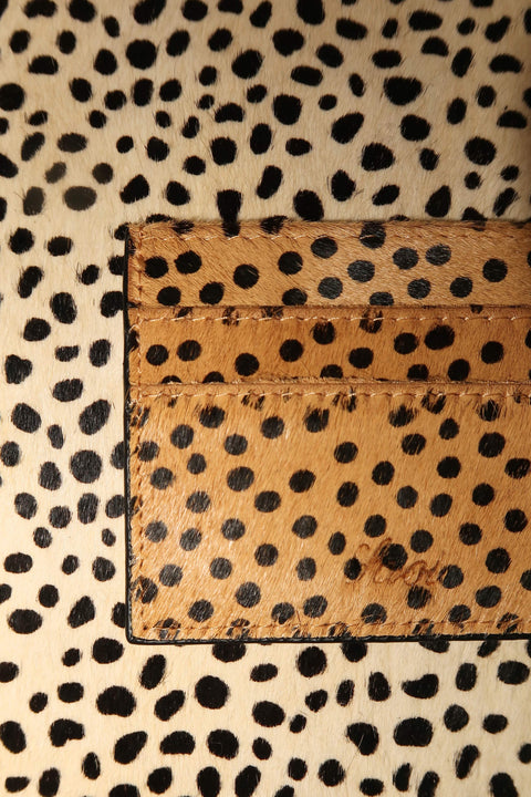 Wild Card Holder in Cheetah Girl
