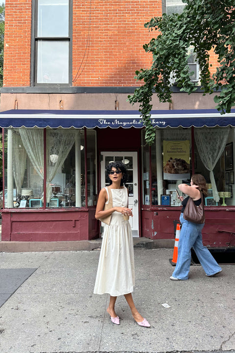 Emma Dress in Cream