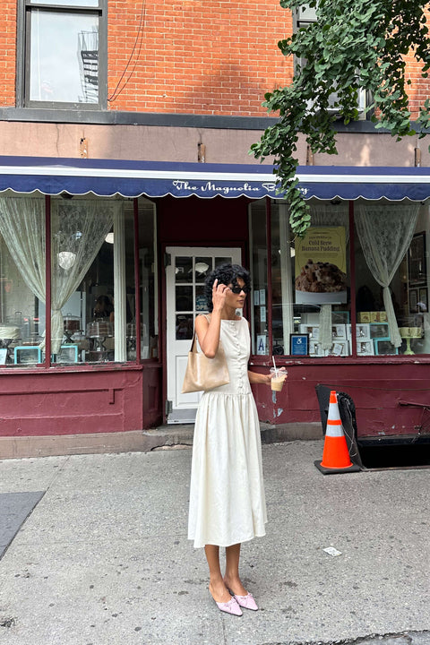 Emma Dress in Cream