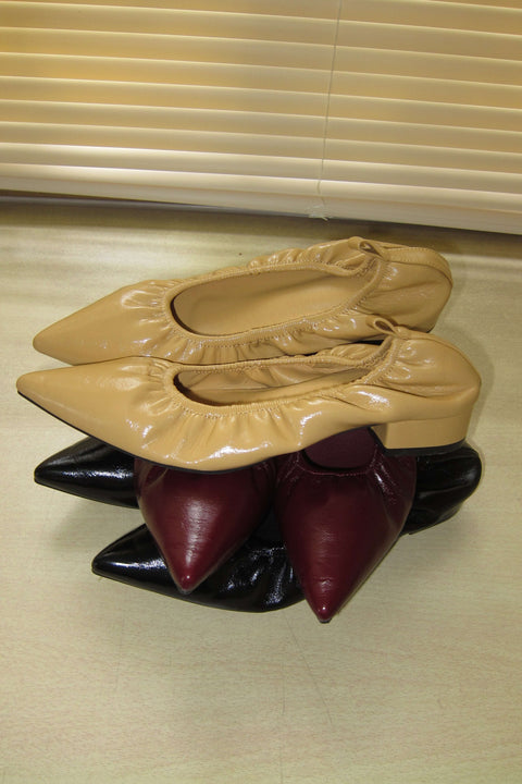 Solana Mules in Burgundy
