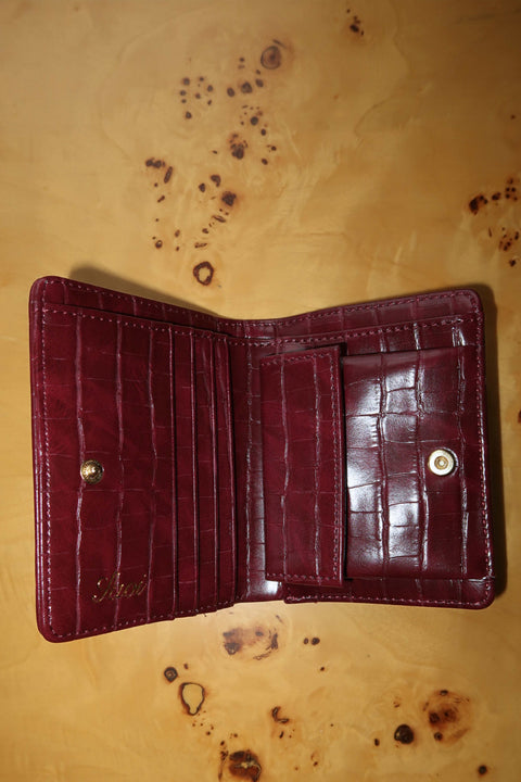 Wallet in Burgundy
