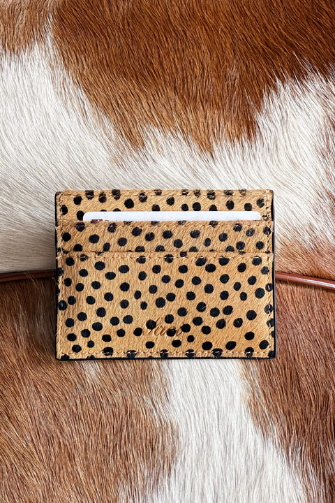 Wild Card Holder in Cheetah Girl