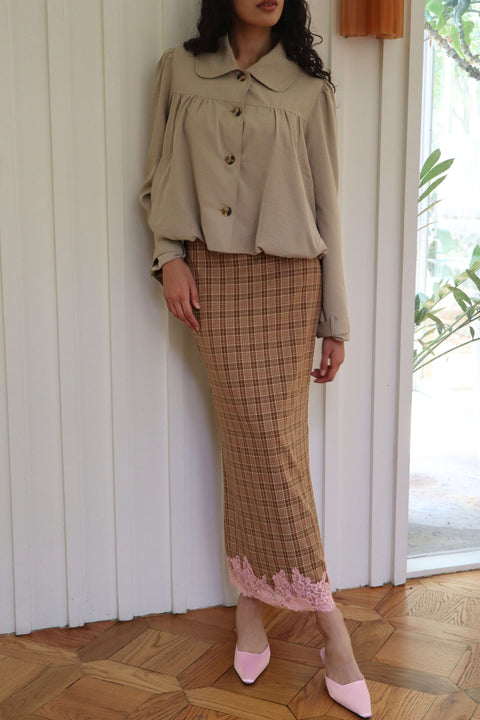 Nineties Trench in Khaki