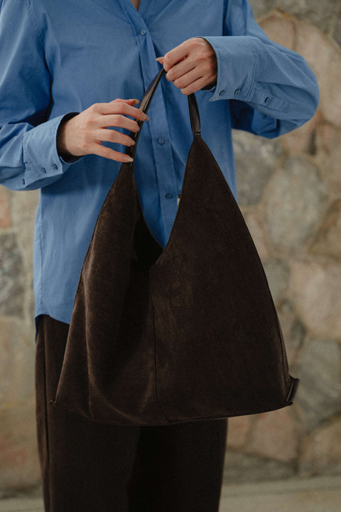 Carrie Bag in Double Shot Suede
