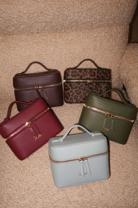 Mini Posh Case in Cocoa Bean