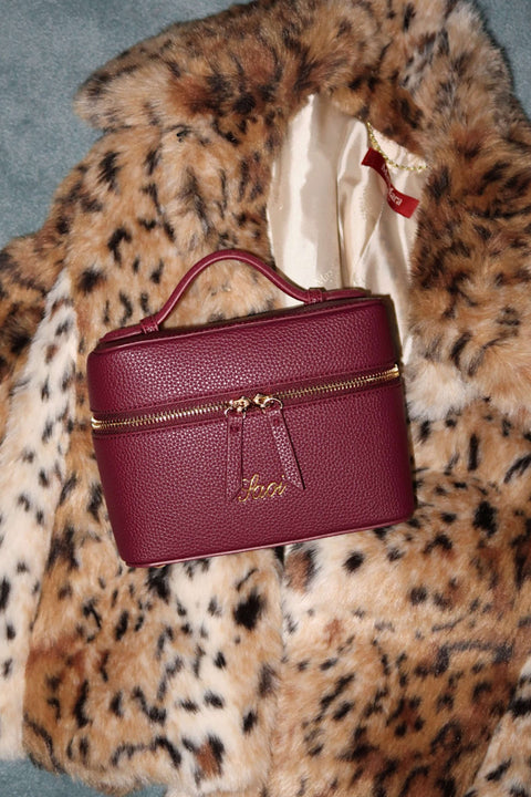 Mini Posh Case in Burgundy