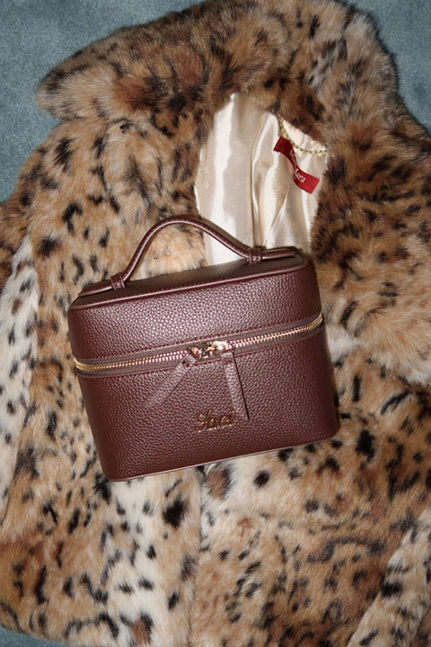 Mini Posh Case in Cocoa Bean