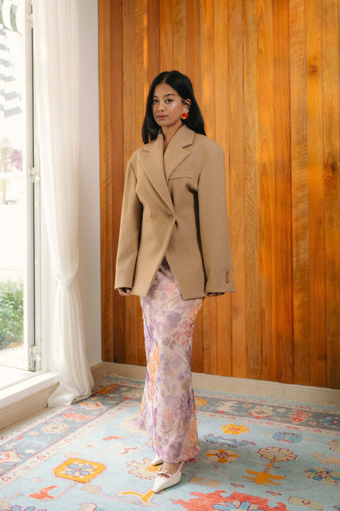 Mesh Skirt in Powder Blossom