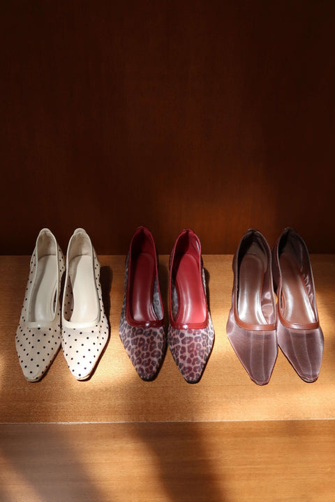 Lucy Mesh Heels in Solange