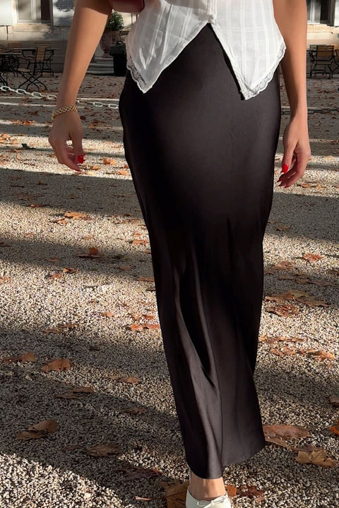 Solene Maxi Skirt in Black