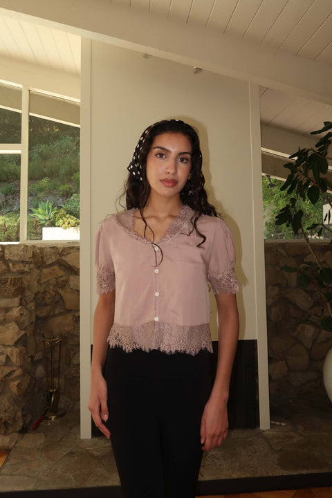 June Top in Strawberry