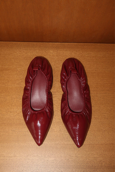 Solana Mules in Burgundy