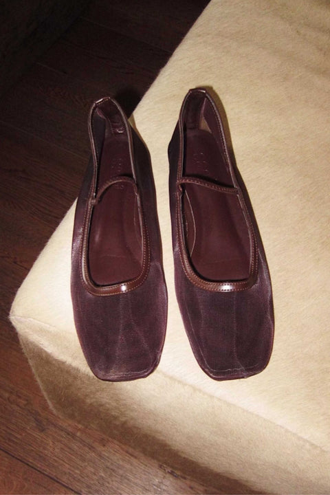 Janet Flats in Espresso