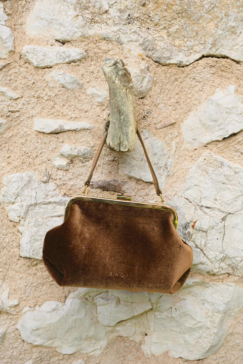 Nara Clutch in Tuscan Brown