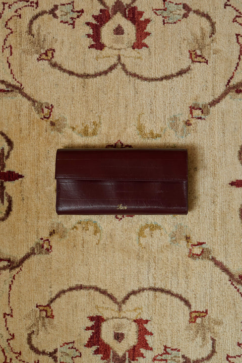 Rama Clutch in Burgundy