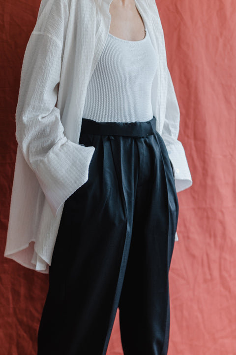 Classic Wide Legged Pants in Black