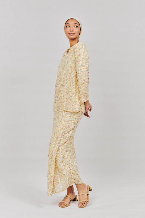 Kurung Kedah in Seri Pagi Yellow