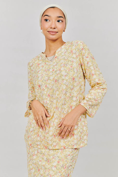 Kurung Kedah in Seri Pagi Yellow