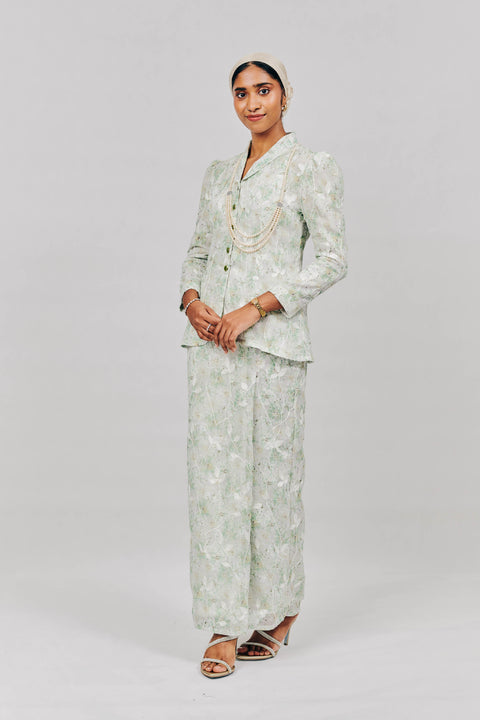 Kebaya Pendek in Tijani Green