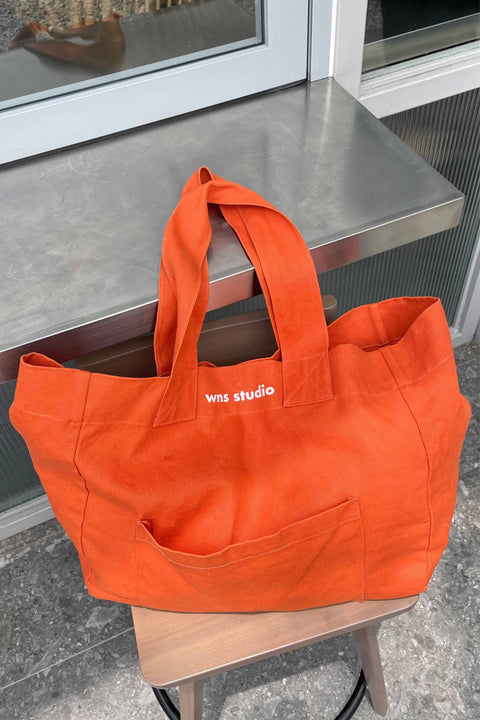 Warehouse Sale Archive Tote in Orange Sienna